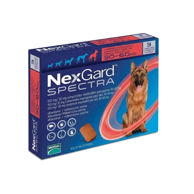 COMBO NEXGARD SPECTRA XL 30.1 A 60 KG RO