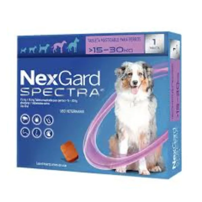 NEXGARD SPECTRA L  15.1 A 30 KG MORADO