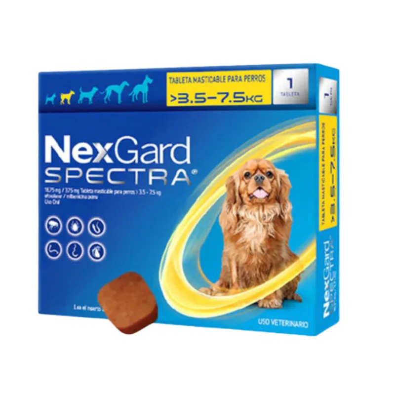 NEXGARD SPECTRA S  P 3.6 A  7.5 KG AMARI