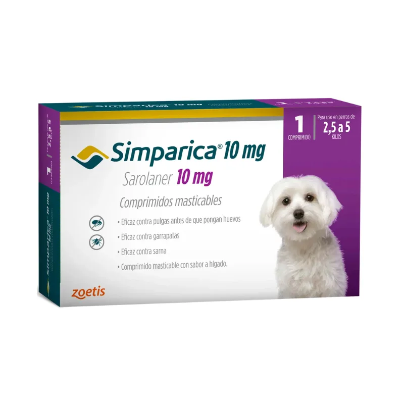 SIMPARICA 10 MG 1 TABLETA
