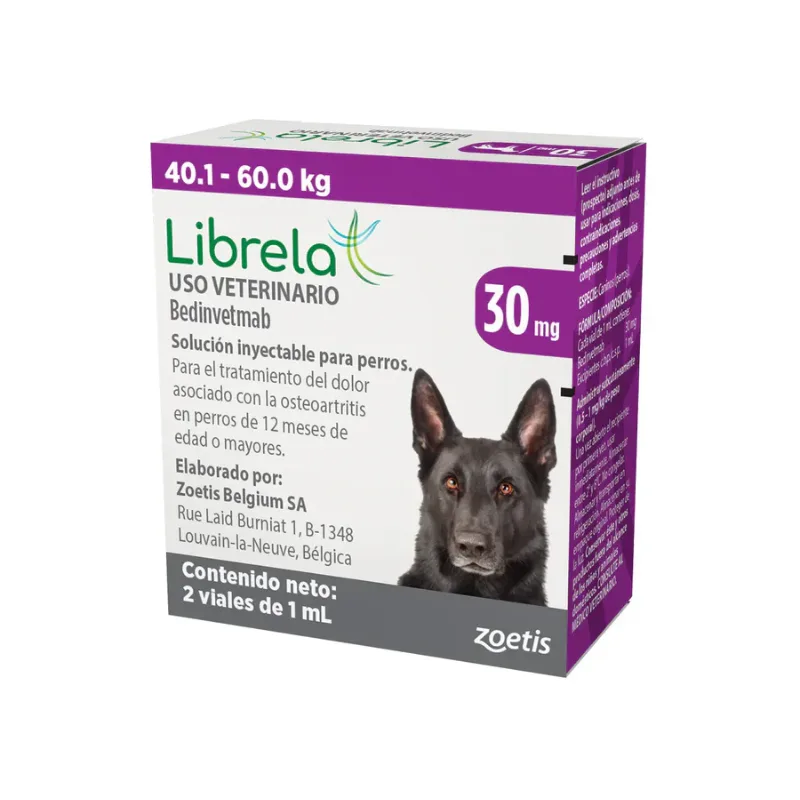 LIBRELA 30 MG 2 VIALES