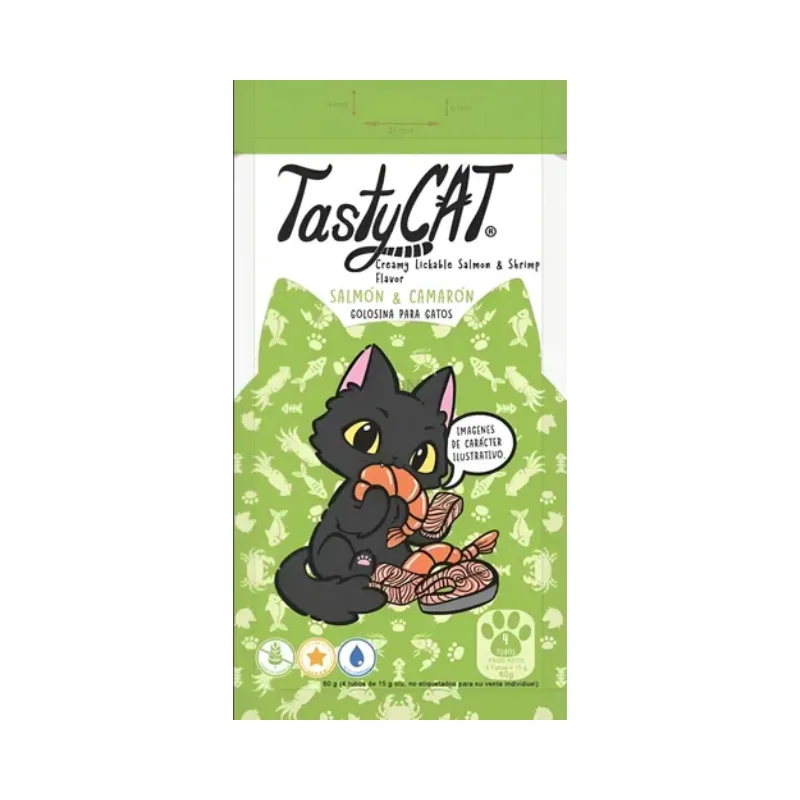TastyCat  Salmon and Shrimp 1 sobre